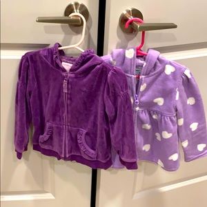 2T cute long sleeve light jackets